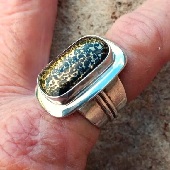 JAY KING APACHE GOLD STERLING RING - Picture 2 of 9